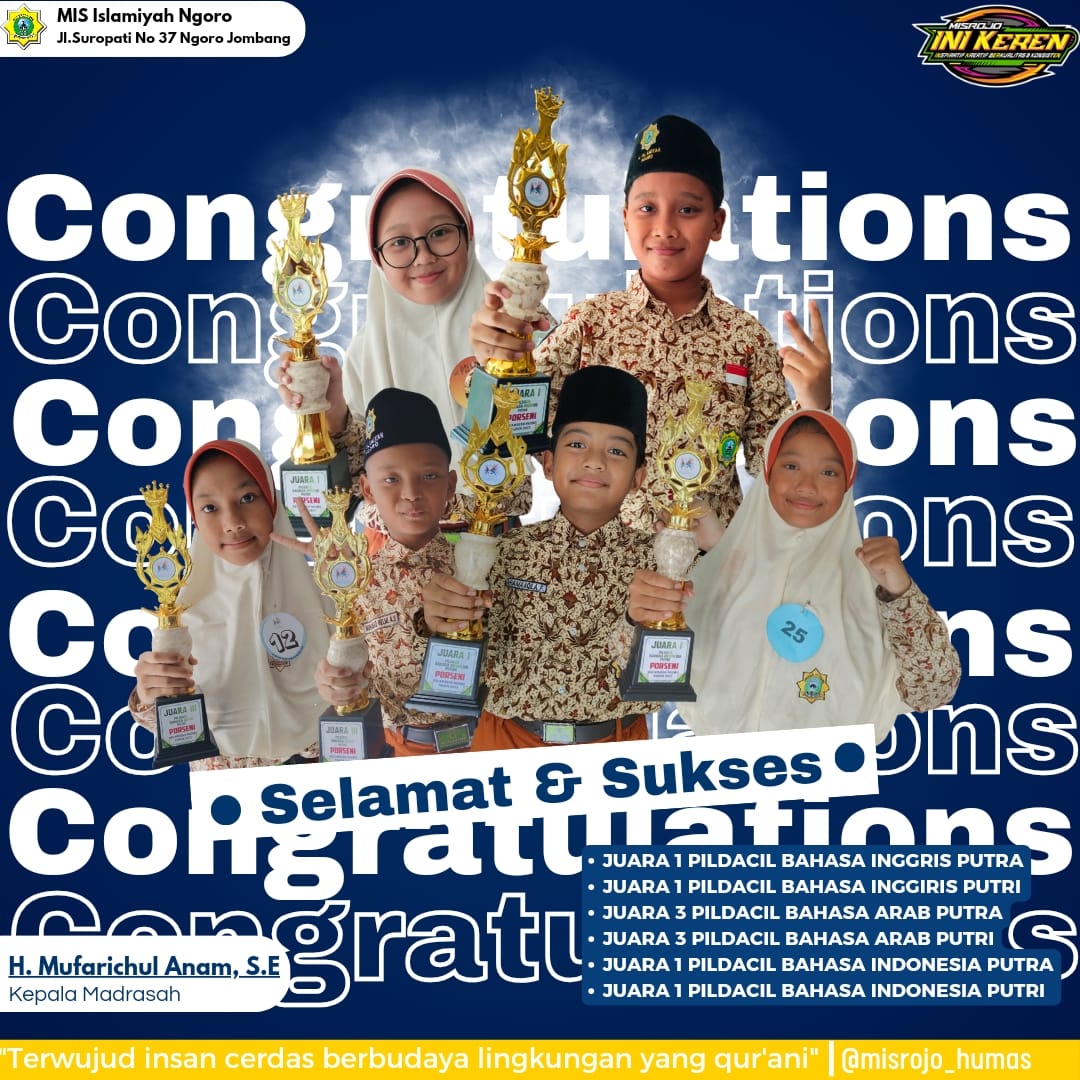 Prestasi Gemilang Siswa MISROJO di Ajang Porseni MI Tingkat Kecamatan Ngoro